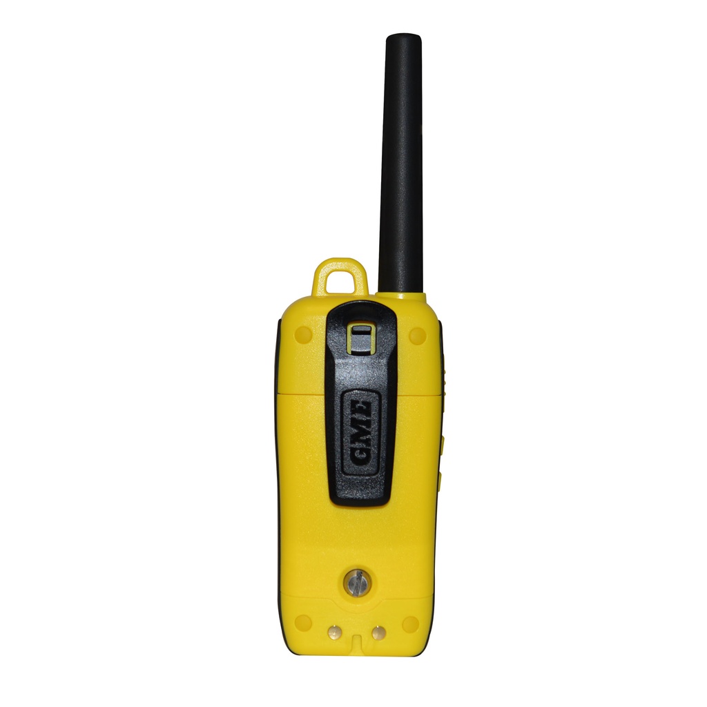 GME GX610 2.5w Marine VHF Handheld Radio, Floating, USB-C Charging, Yellow