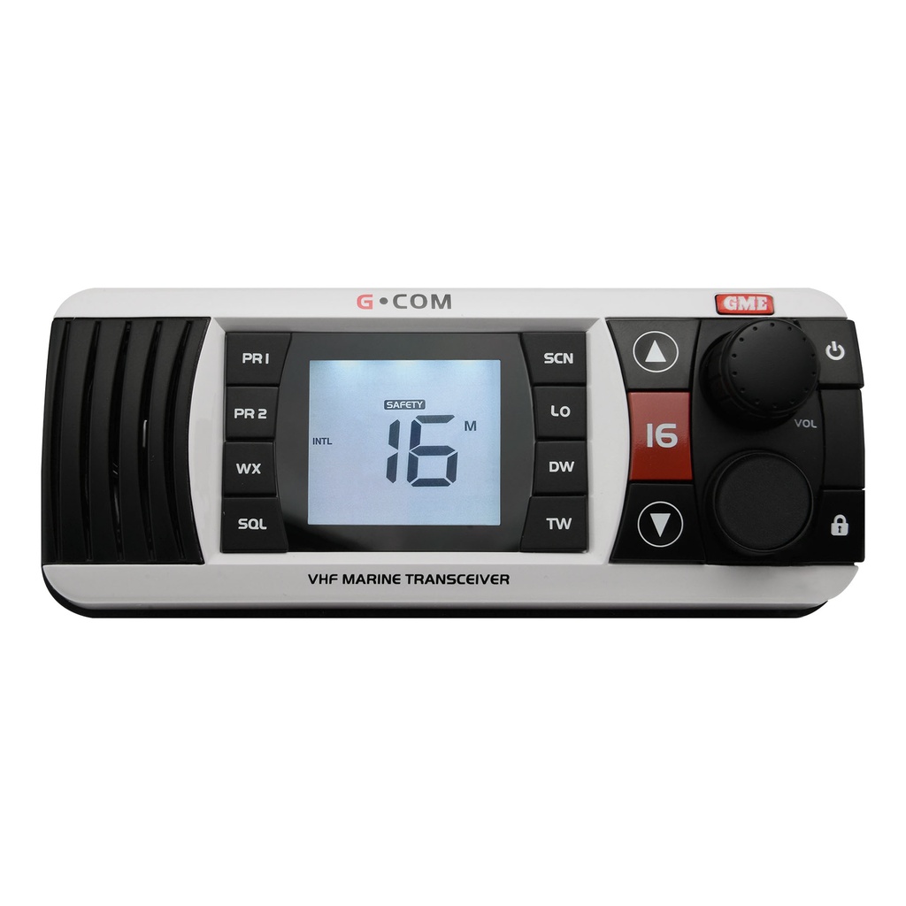 GME GX700W VHF Fixed Marine Mount Radio - WHITE