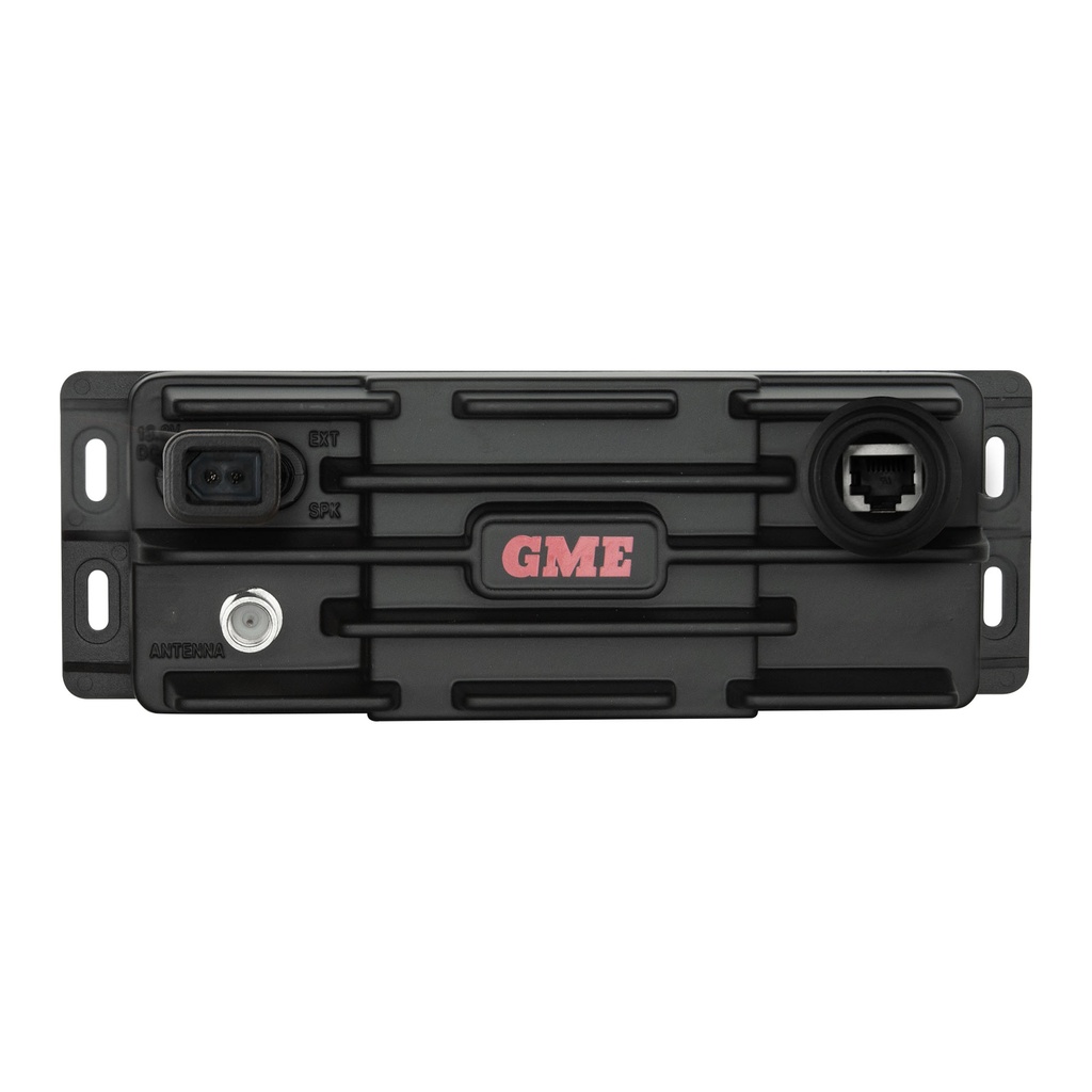 GME GX750B Black Box VHF Marine Radio, LCD Controller Mic - Black
