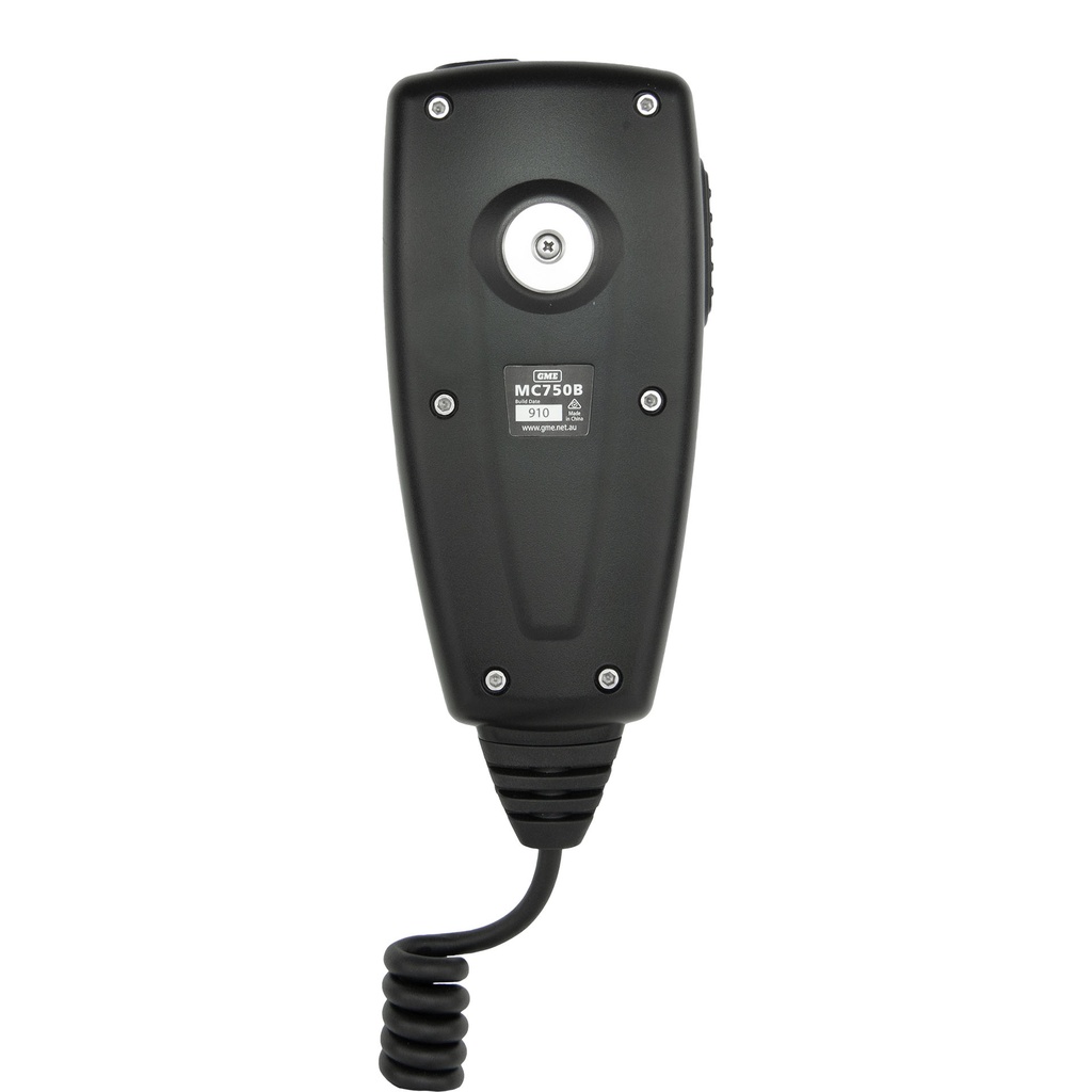 GME GX750B Black Box VHF Marine Radio, LCD Controller Mic - Black