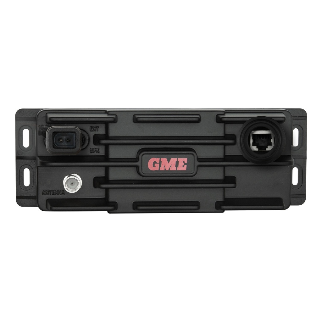 GME GX750W Black Box VHF Marine Radio, LCD Controller Mic - White