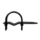 3mm Bullbar Bracket with "U" Bolts - Black