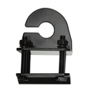 2.5mm Mirror Mount with Cable Slot - Black