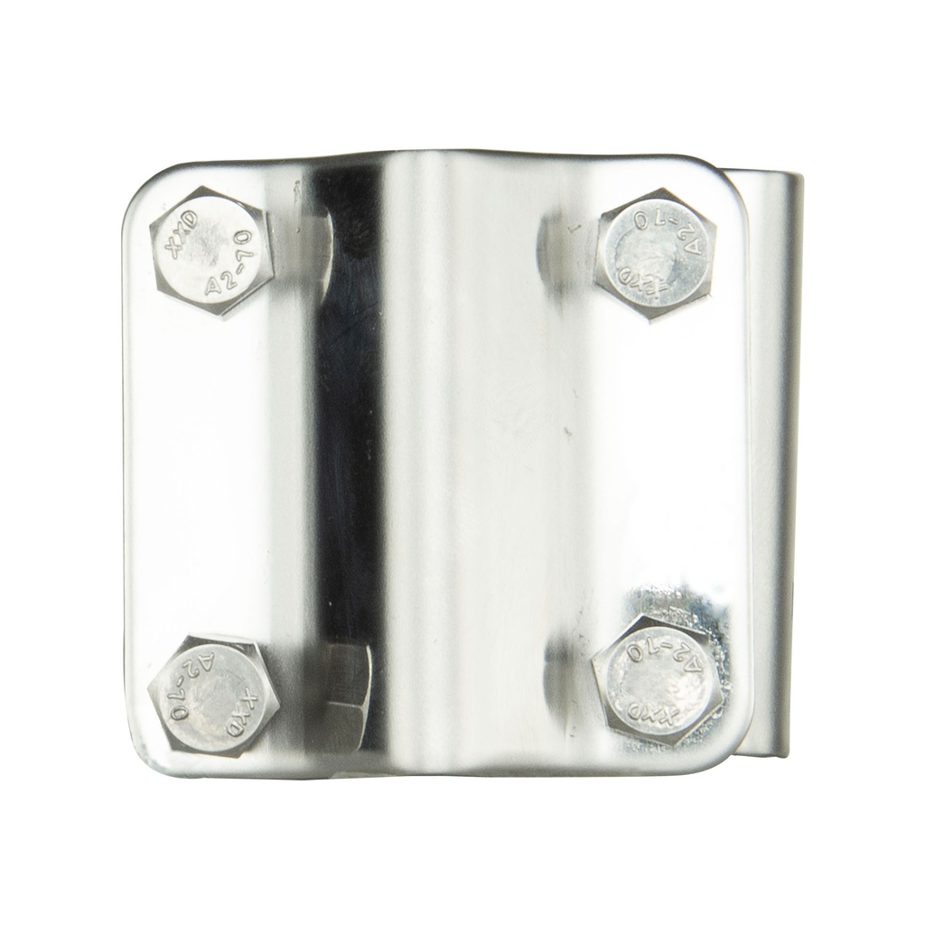 2.5mm Mirror Mount with Cable Slot - Stainless Steel