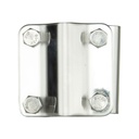 2.5mm Mirror Mount with Cable Slot - Stainless Steel