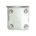 2.5mm Mirror Mount with Cable Slot - Stainless Steel