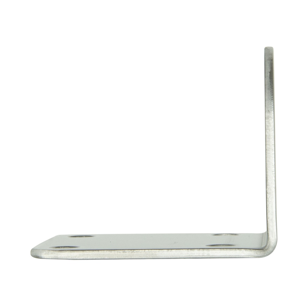 2.5mm "L" Bracket with Cable Slot - Stainless Steel