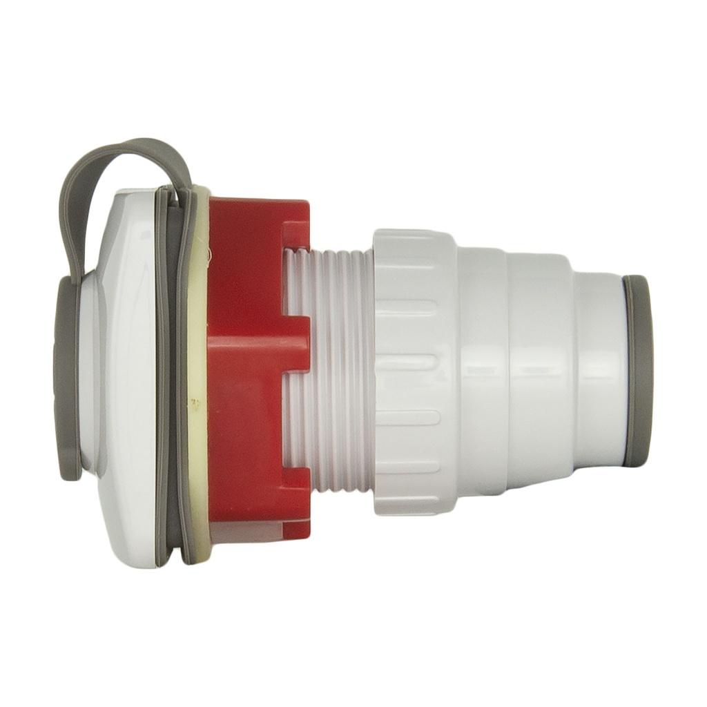 6pin Flush Mount Microphone Socket t/s GX400 & GX700 - White