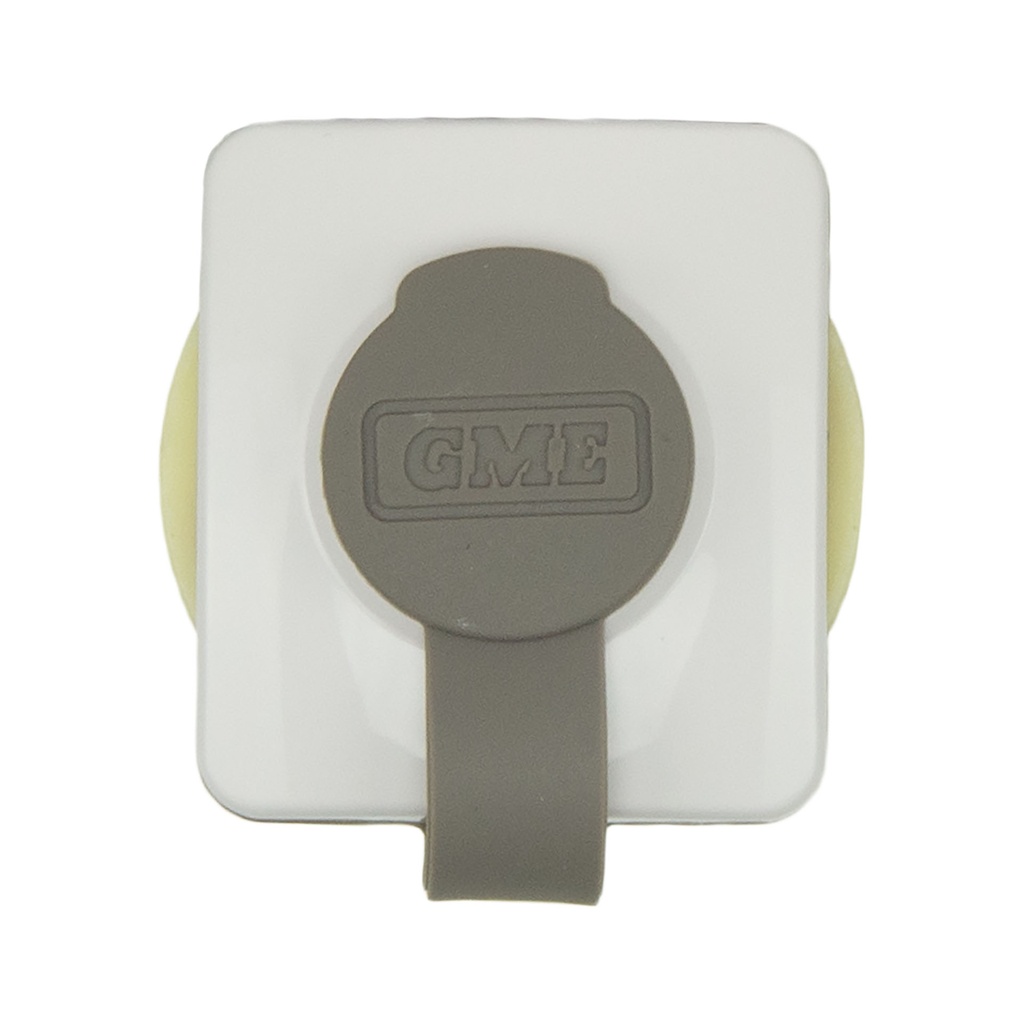 6pin Flush Mount Microphone Socket t/s GX400 & GX700 - White