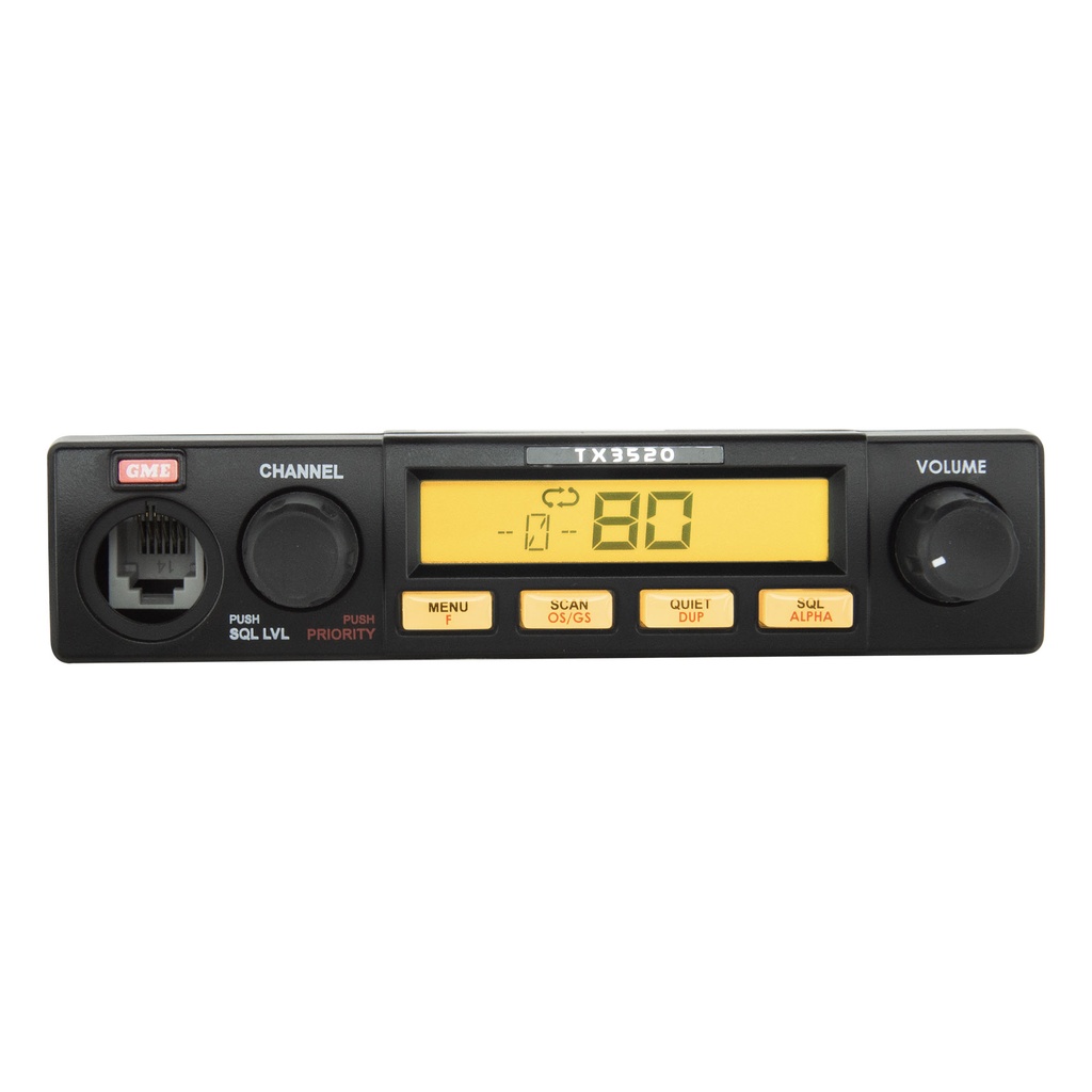 GME TX3520S 5 Watt, Compact, UHF CB radio with ScanSuite