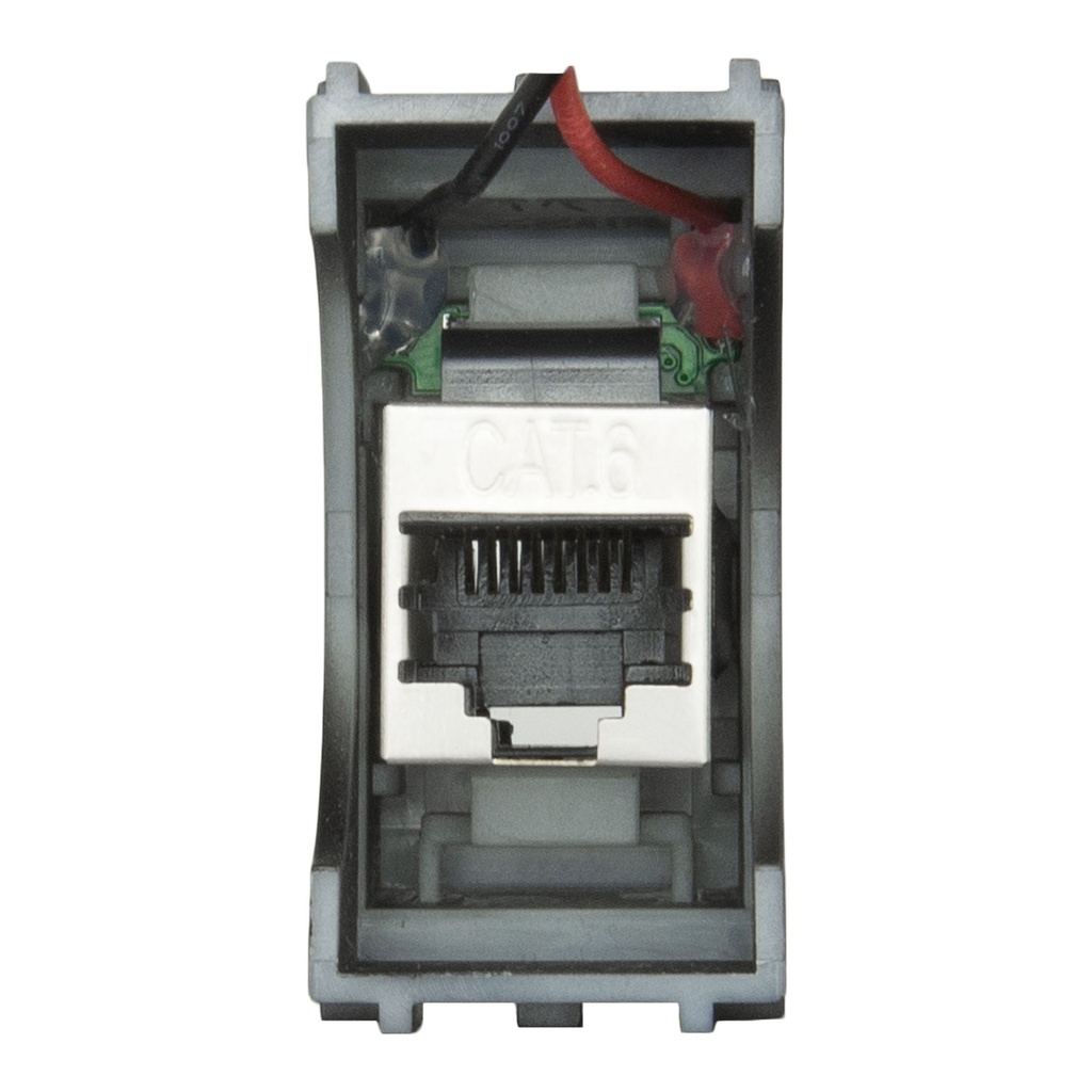 RJ45 Pass-Through Adaptor - Type 3 (Red)