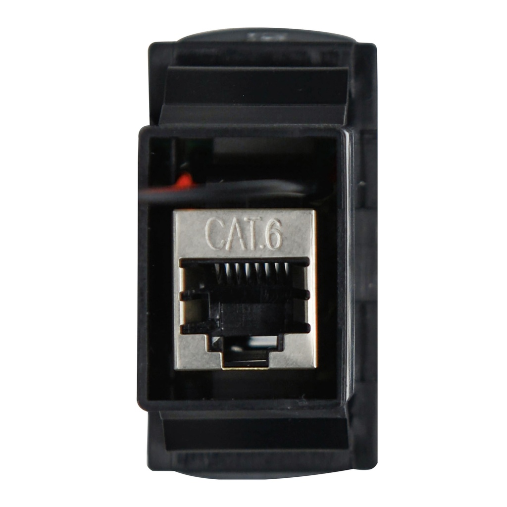 RJ45 Pass-Through Adaptor - Type 6 (Red)