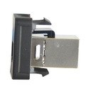 RJ45 Pass-Through Adaptor - Type 9 (RED)