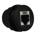 RJ45 Pass-Through Adaptor - Universal Round
