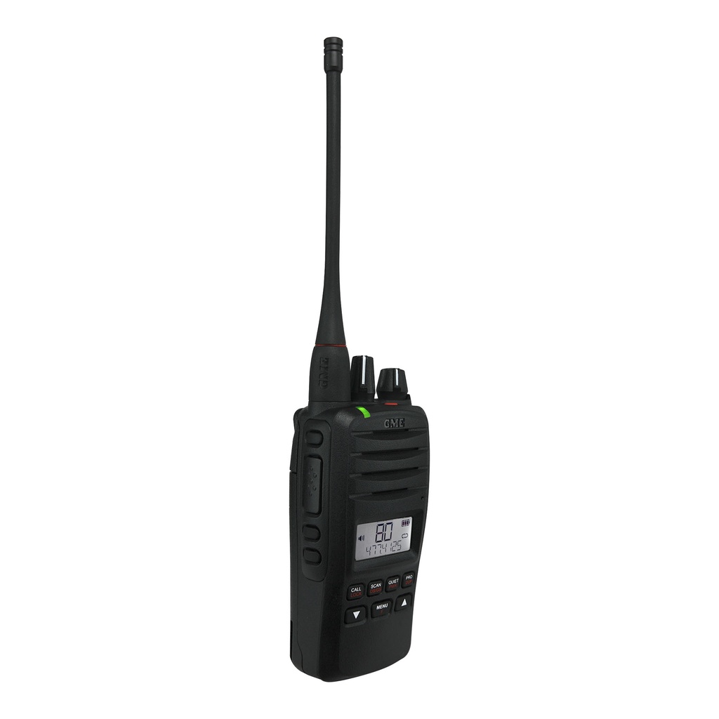 GME CP30 5 Watt Commercial Analogue Handheld Radio - Black