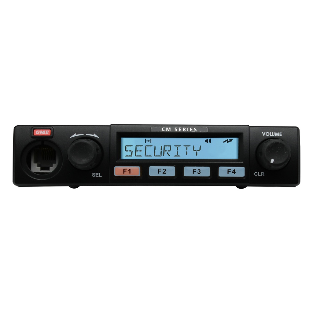 GME CM50 Mobile Radio, UHF 450-520MHz, 25-Watt, Compact HHCH