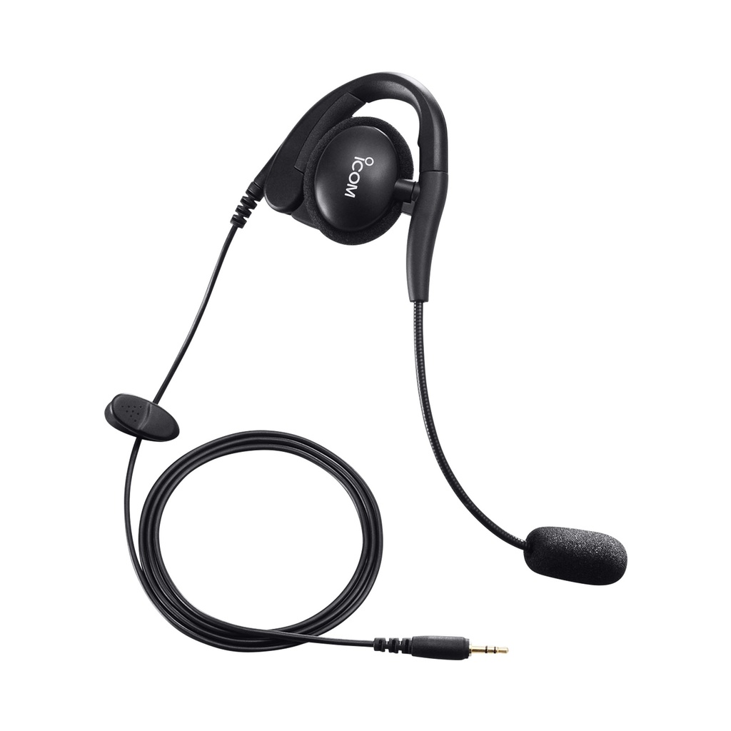 Icom HS94 Earhook Headset (Requires PTT Interface Cable)