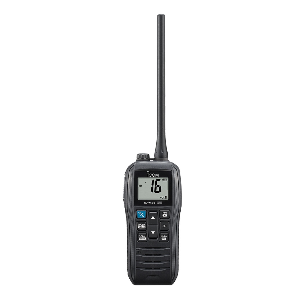 IC-M25EURO Floating 5W Handheld Marine VHF Radio