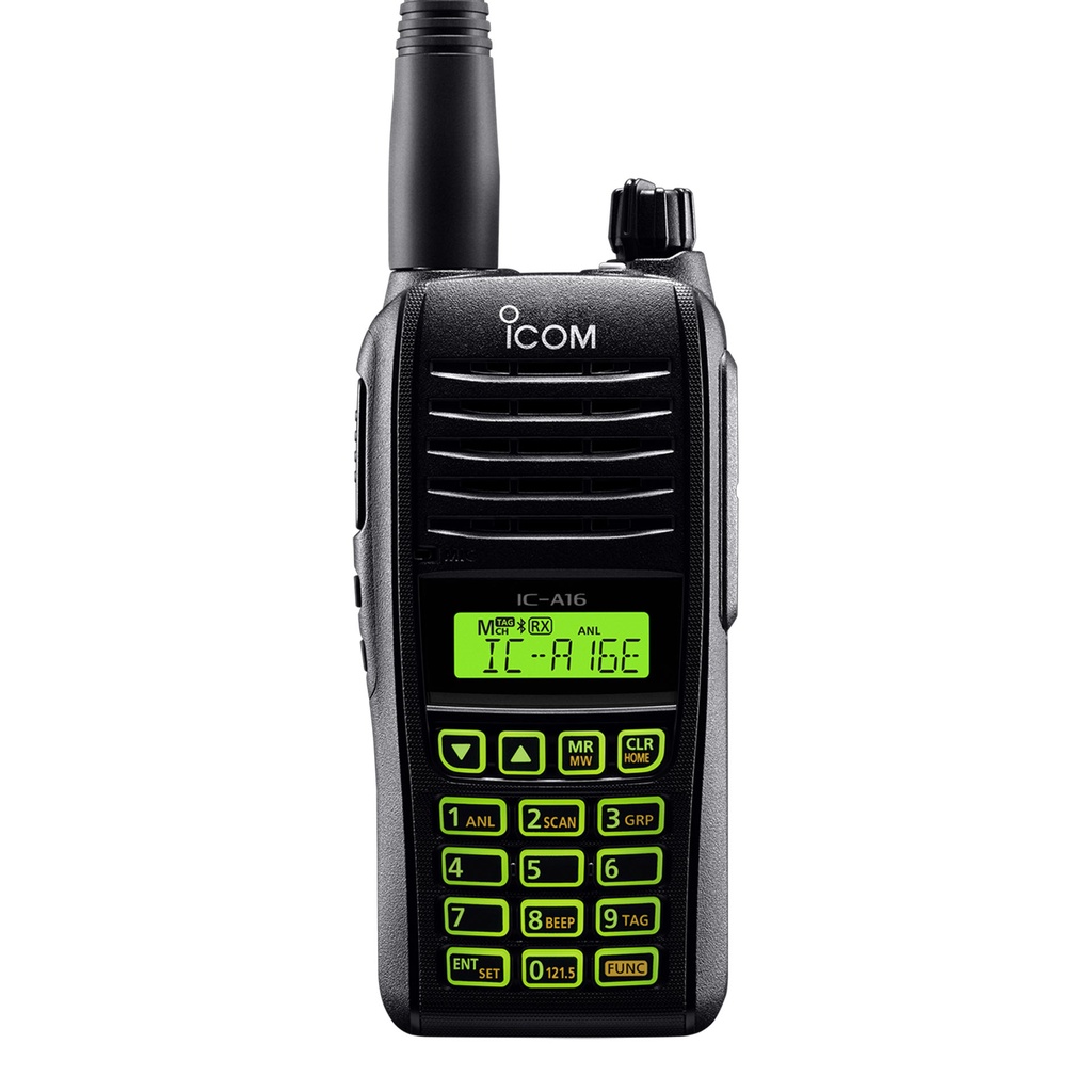 ICOM IC-A16E 6W Portable VHF Airband Radio