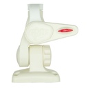 Double Swivel Rectangular Antenna Base - Suits AW36XX Whips - White
