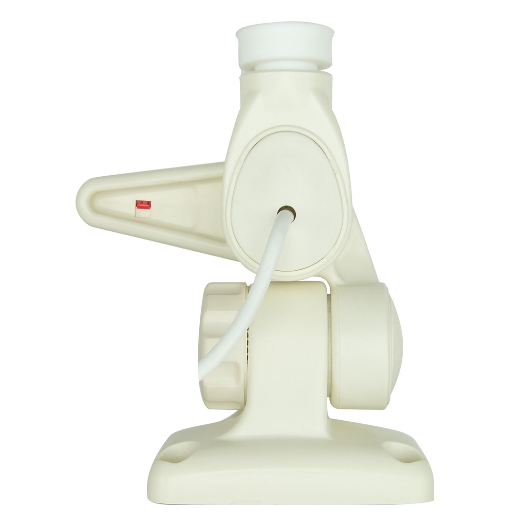 Double Swivel Rectangular Antenna Base - Suits AW36XX Whips - White