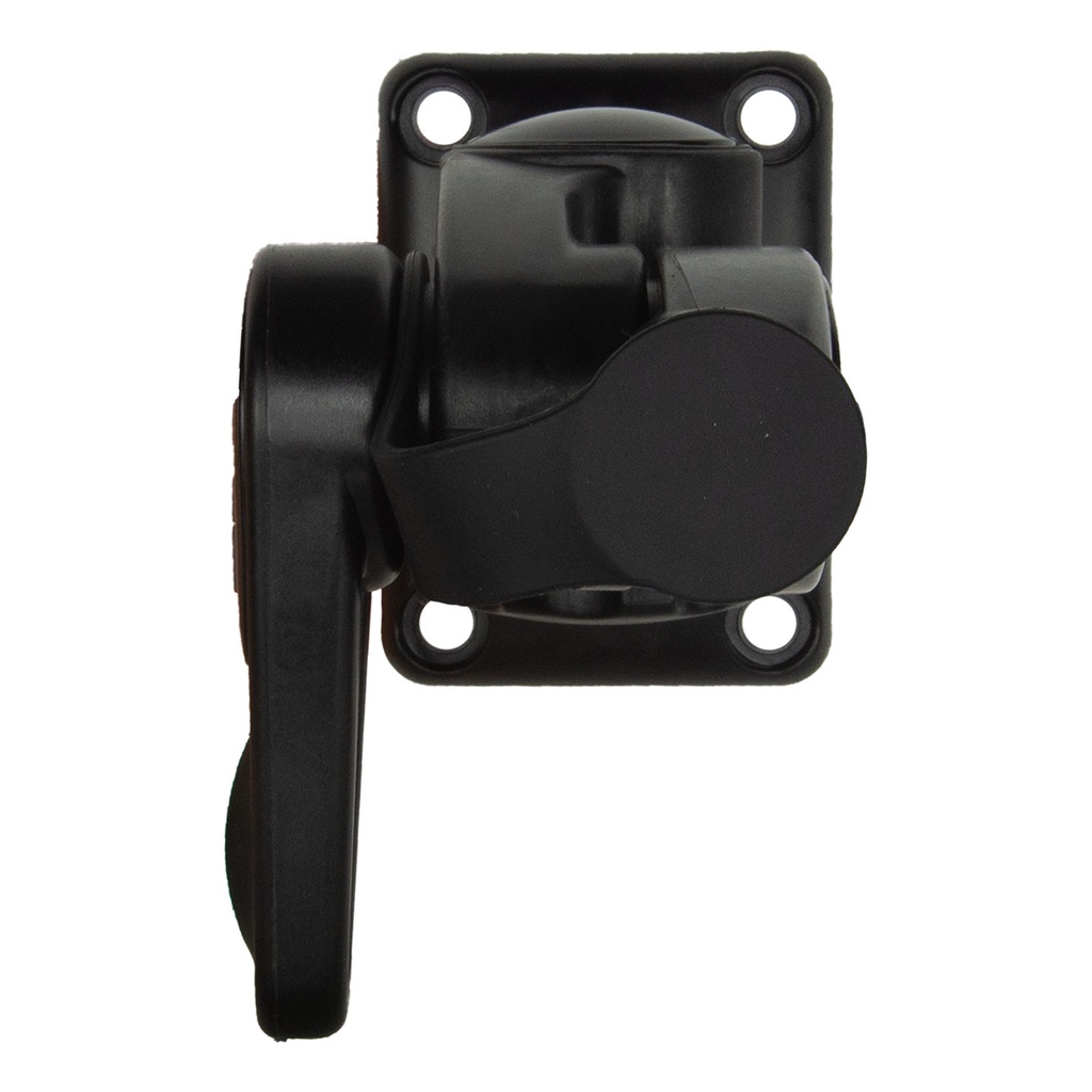 Double Swivel Rectangular Antenna Base - Suits AW36XX Whips - Black