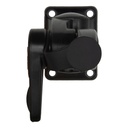 Double Swivel Rectangular Antenna Base - Suits AW36XX Whips - Black