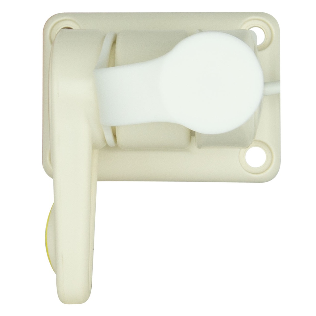 Single Swivel Rectangular Antenna Base - Suits AW36XX Whips - White