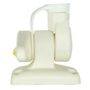 Single Swivel Rectangular Antenna Base - Suits AW36XX Whips - White