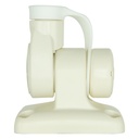 Single Swivel Rectangular Antenna Base - Suits AW36XX Whips - White