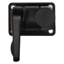 Single Swivel Rectangular Antenna Base - Suits AW36XX Whips - Black