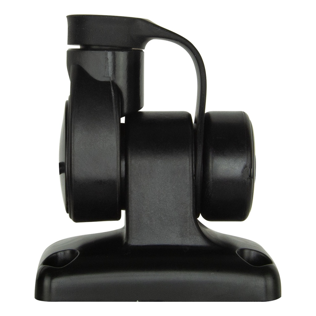 Single Swivel Rectangular Antenna Base - Suits AW36XX Whips - Black