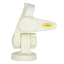 Double Swivel Round Antenna Base - Suits AW36XX Whips - White