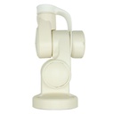 Double Swivel Round Antenna Base - Suits AW36XX Whips - White