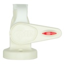 Single Swivel Round Antenna Base - Suits AW36XX Whips - White