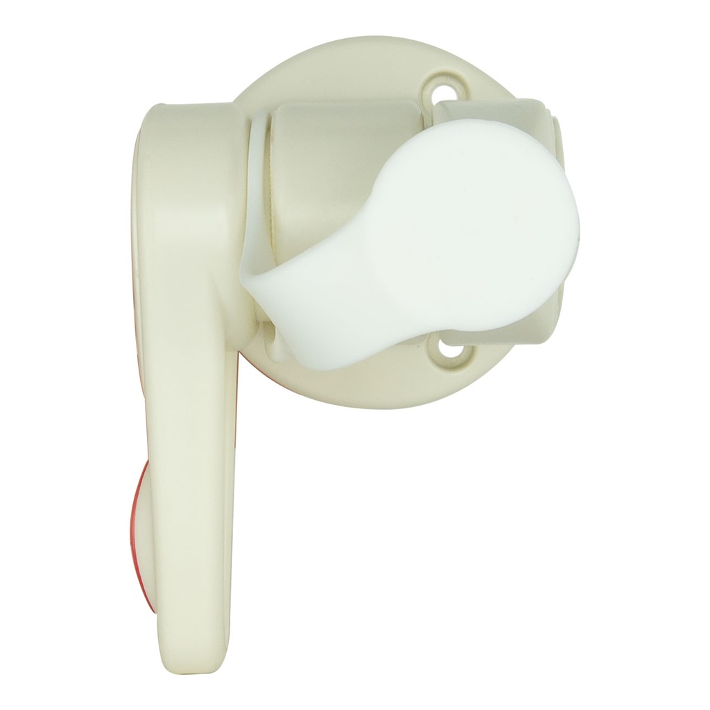 Single Swivel Round Antenna Base - Suits AW36XX Whips - White