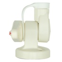 Single Swivel Round Antenna Base - Suits AW36XX Whips - White