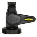 Single Swivel Round Antenna Base - Suits AW36XX Whips - Black