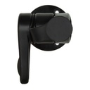 Single Swivel Round Antenna Base - Suits AW36XX Whips - Black