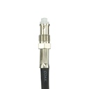 AE4018BK1 Antenna 97cm E/Feed, H/Duty, Black AS002 Spring, Black F/Glass Whip (6.6dBi Gain)