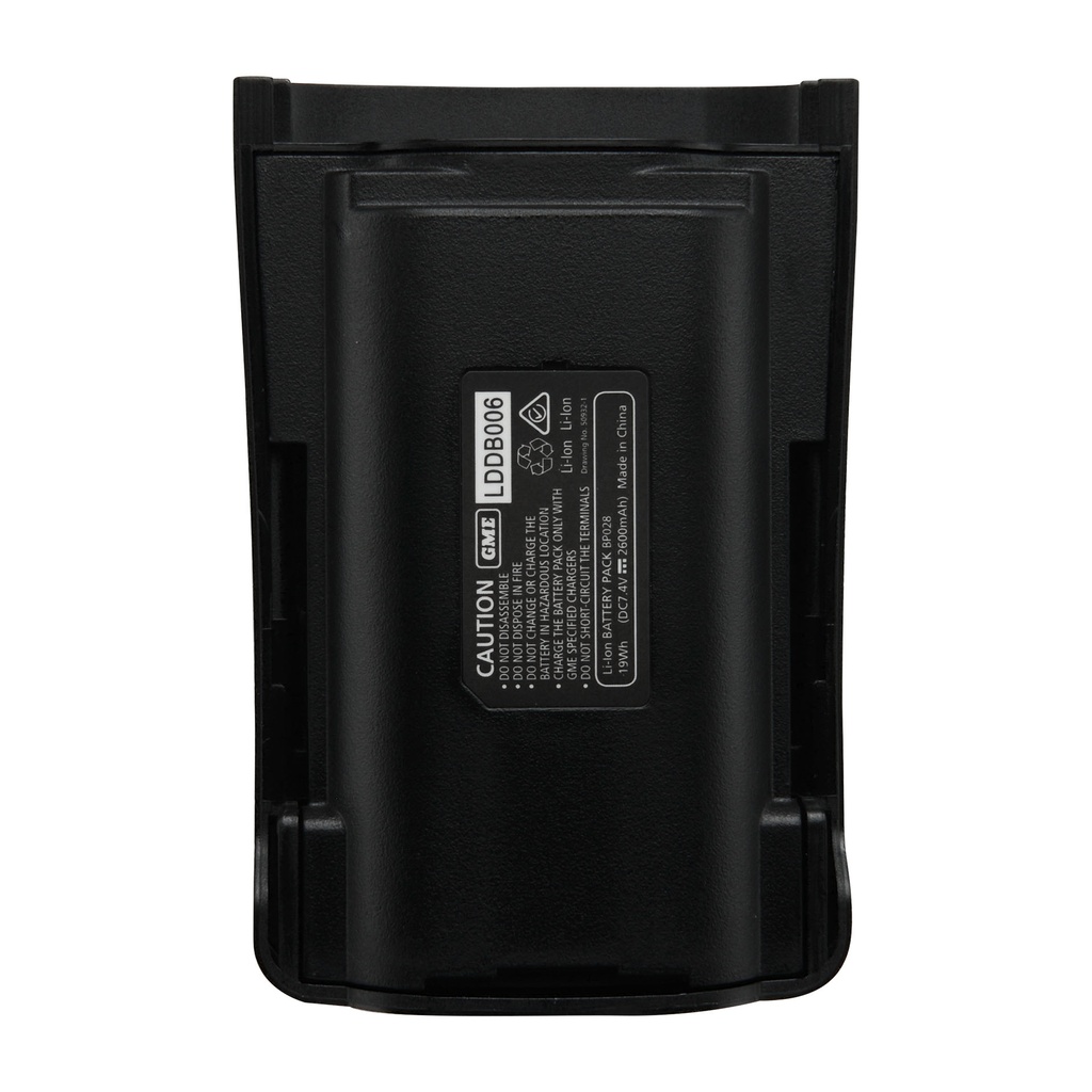 2600mAh Li-ion Battery Pack - TX6600Pro / CP Series