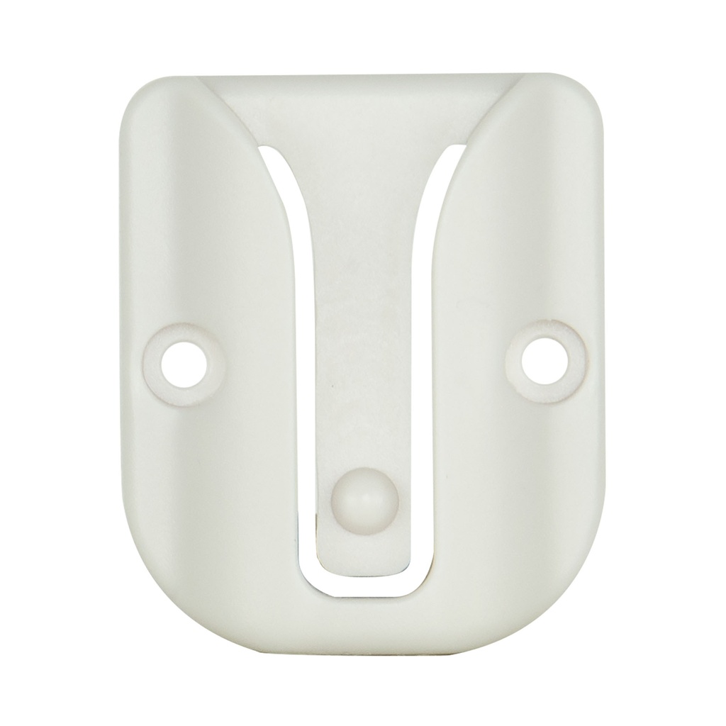 [103337] Plastic Microphone Bracket - White