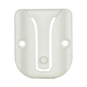 Plastic Microphone Bracket - White