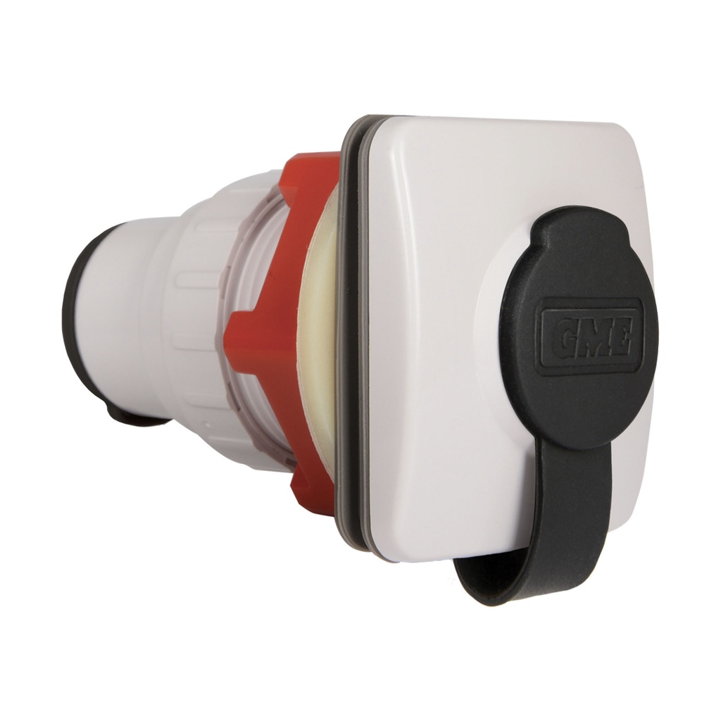 8pin Flush Mount Microphone Socket t/s GX750 - White