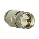UHF PL259 Plug (suits RG213/U Cable)