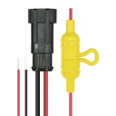 IP67 12V DC Power Lead - Suits XRS-390C / TX4600 / TX4610