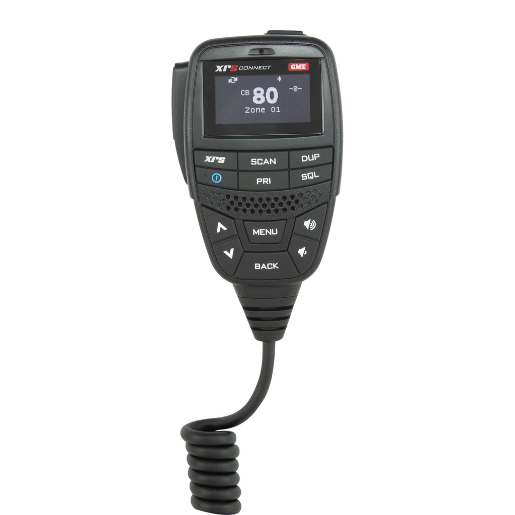 [174206] XRS OLED Controller Speaker Microphone w/ Magnetic Mic Clip