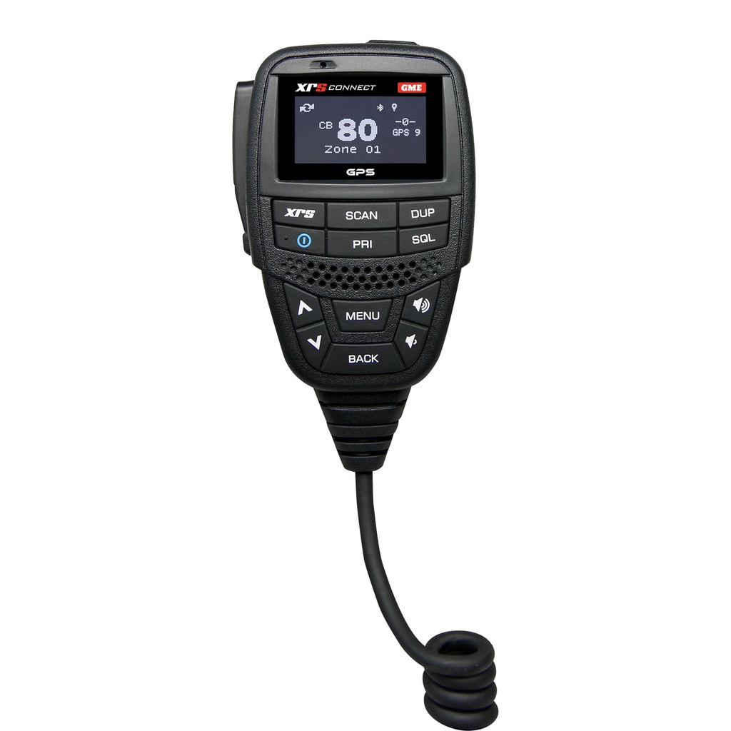 XRS OLED Controller Speaker Microphone w/ GPS & Magnetic Mic Clip