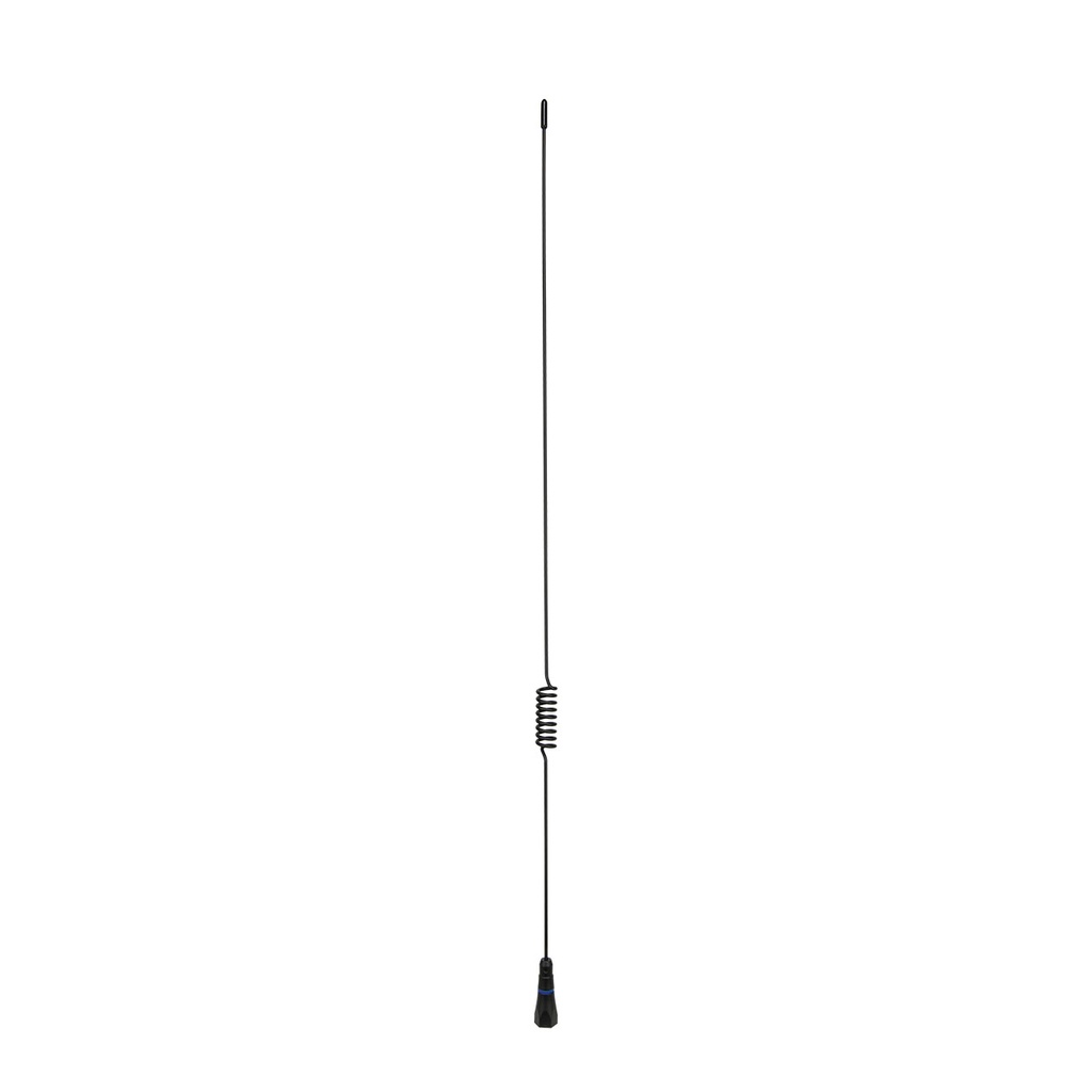 Antenna Whip UHF 600mm Black Stainless Steel (6.6dBi Gain) t/s Elevated-Feed Antenna Bases