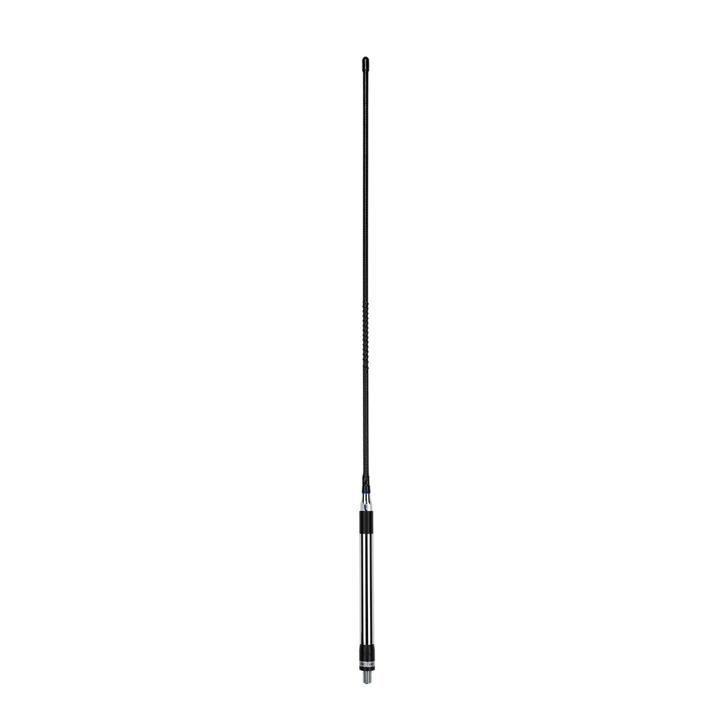 AE4018K Antenna 85cm E/Feed, H/Duty, Black F/Glass Whip (6.6dBi Gain)